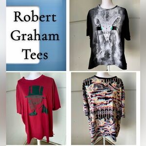 Vintage Robert Graham Artistic T-Shirt Trio